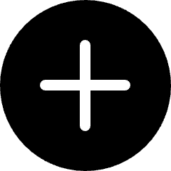 Plus Math Symbol Circle Icon from Ultimate Bold Set