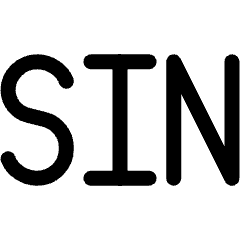 Sin Math Symbol Icon from Ultimate Regular Set