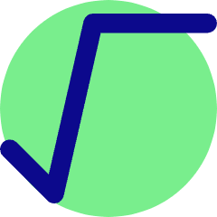 Square Root Sign Icon from Core Pop Set