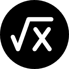 Square Root X Circle Icon from Ultimate Bold Set