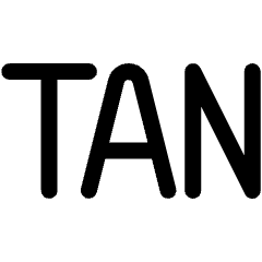 Tan Math Symbol Icon from Ultimate Regular Set