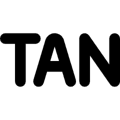 Tangent Icon from Core Solid Set