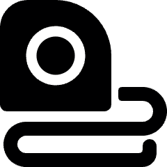 Measure Construction Icon from Ultimate Bold Set