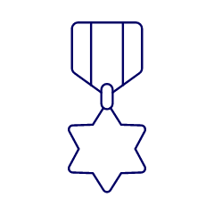 Medal Star Illustration from UX Line Set