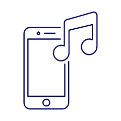 Audio Player Illustration from UX Line Set