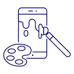 Painting App Illustration from UX Line Set