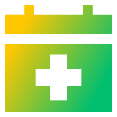 Waiting Appointments Calendar Icon from Sharp Gradient Set