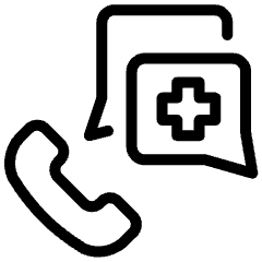 Consultation Phone Call Chat Icon from Ultimate Light Set