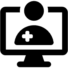 Doctor Desktop Facetime Icon from Ultimate Bold Set