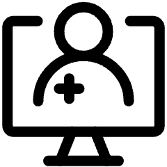 Doctor Desktop Facetime Icon from Ultimate Regular Set