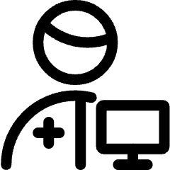 Doctor Desktop Icon from Ultimate Regular Set