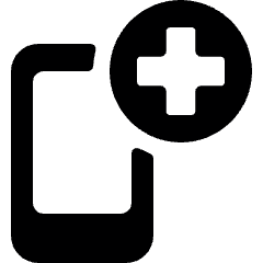 Medical App Smartphone 1 Icon from Ultimate Bold Set