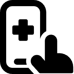 Medical App Smartphone Touch Icon from Ultimate Bold Set