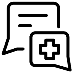 Online Consultation Chat 1 Icon from Ultimate Light Set