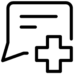 Online Consultation Chat 3 Icon from Ultimate Light Set