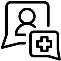 Online Consultation Chat Icon from Ultimate Light Set