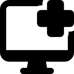 Online Doctor Desktop 1 Icon from Ultimate Bold Set