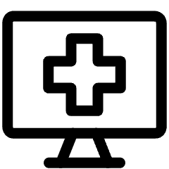 Online Doctor Desktop 2 Icon from Ultimate Regular Set