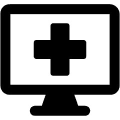 Online Doctor Desktop 2 Icon from Ultimate Bold Set