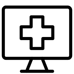 Online Doctor Desktop 2 Icon from Ultimate Light Set