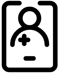 Online Doctor Phone 3 Icon from Ultimate Regular Set