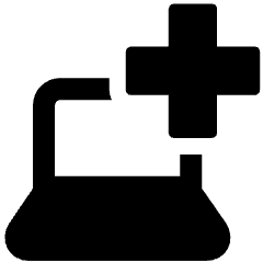 Online Medical Laptop Icon from Ultimate Bold Set