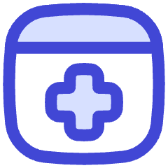 Online Medical Web Service Icon from Flex Duo Set