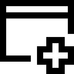 Online Medical Web Service Icon from Sharp Line Set