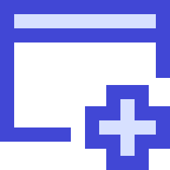 Online Medical Web Service Icon from Sharp Duo Set