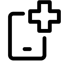 Online Medicine Phone 1 Icon from Ultimate Regular Set