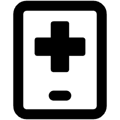 Online Medicine Phone 2 Icon from Ultimate Bold Set