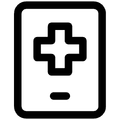 Online Medicine Phone 2 Icon from Ultimate Regular Set