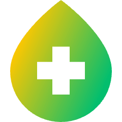 Blood Drop Donation Icon from Sharp Gradient Set