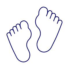 Foot 1 Illustration from UX Line Set