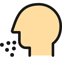 Medical Condition Cough Icon from Ultimate Colors Set