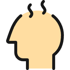 Medical Condition Head Pain Icon from Ultimate Colors Set