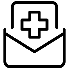 Email Cross Open Icon from Ultimate Light Set