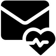 Heart Rate Cross Icon from Ultimate Bold Set