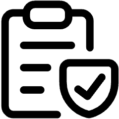 Insurance Document Clipboard Icon from Ultimate Regular Set