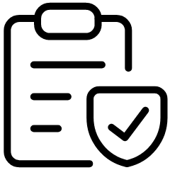 Insurance Document Clipboard Icon from Ultimate Light Set