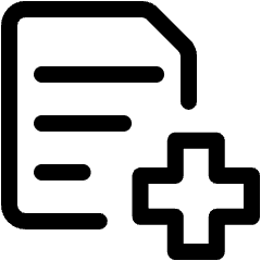 Medical Data Cross Icon from Ultimate Regular Set