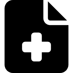 Medical File Icon from Ultimate Bold Set