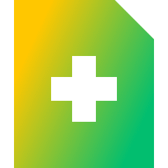 Medical Files Report History Icon from Sharp Gradient Set