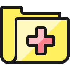 Medical Folder Icon from Ultimate Colors Set