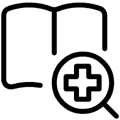 Medical Resources Search Icon from Ultimate Light Set