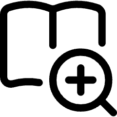 Medical Resources Search Icon from Ultimate Regular Set