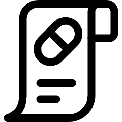 Prescription Drug Paper Icon from Ultimate Regular Set