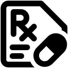 Prescription Drug Px 1 Icon from Ultimate Bold Set