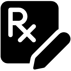 Prescription Px Pen Icon from Ultimate Bold Set