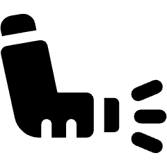 Inhaler Spray Icon from Ultimate Bold Set